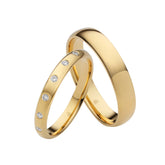 Rauschmayer Trauringe First Individual Love 3D mit 15 Brillanten - 04038